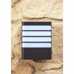 Luminaires Philips Applique murale Philips myGarden RACCOON LED Anthracite, 1 lumière