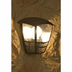 Luminaires Rustiques-Luminaires Philips Applique murale Philips myGarden CREEK Noir, Transparent, 1 lumière