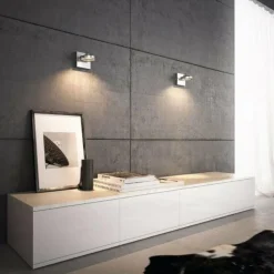 Luminaires Philips Applique murale Philips Spur LED Acier inoxydable, 1 lumière* Éclairage Led