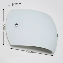 hofstein Applique murale Pilar Blanc, 2 lumières