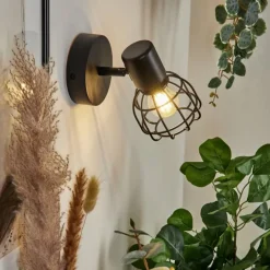 Lampes Industrielles-hofstein Applique murale Piment Noir, 1 lumière