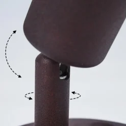 Lampes Vintages & Rétros-hofstein Applique murale Planes LED Rouille, 1 lumière