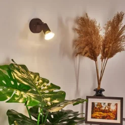 Lampes Vintages & Rétros-hofstein Applique murale Planes LED Rouille, 1 lumière