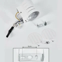 hofstein Applique murale Ponte Blanc, 1 lumière