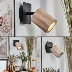 Luminaires Scandinaves-hofstein Applique murale Postigo Noir, 1 lumière