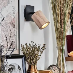 Luminaires Scandinaves-hofstein Applique murale Postigo Noir, 1 lumière