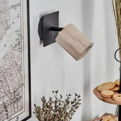 Luminaires Scandinaves-hofstein Applique murale Postigo Noir, 1 lumière