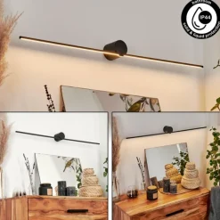 hofstein Applique murale Puharila LED Noir, 1 lumière