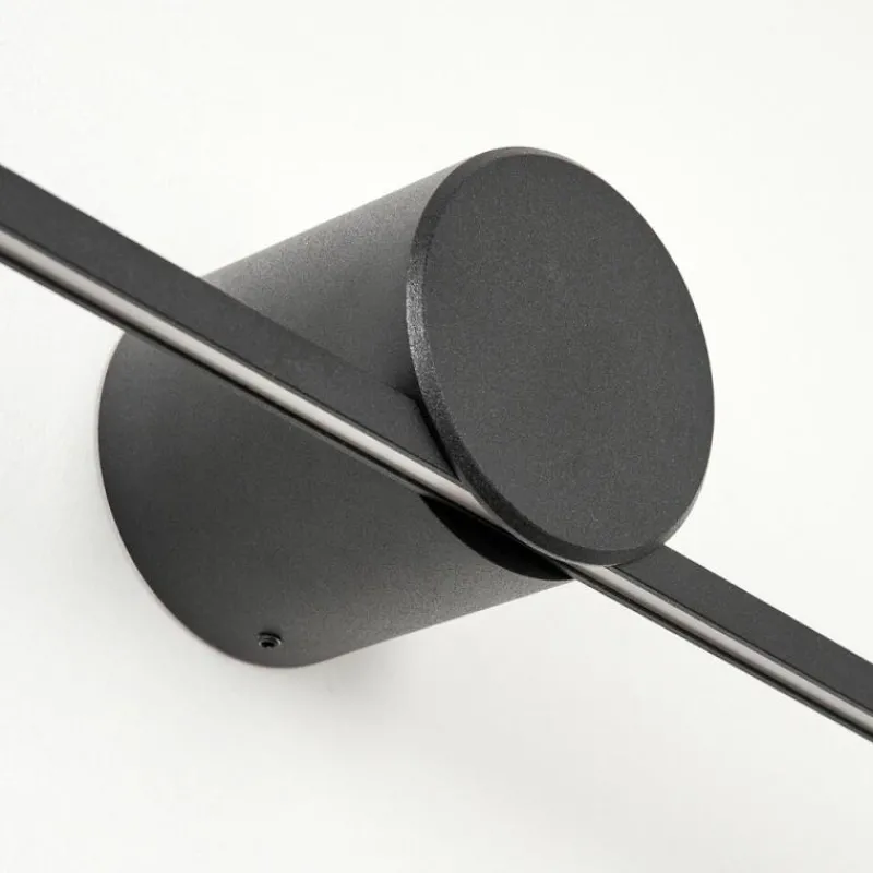 hofstein Applique murale Puharila LED Noir, 1 lumière