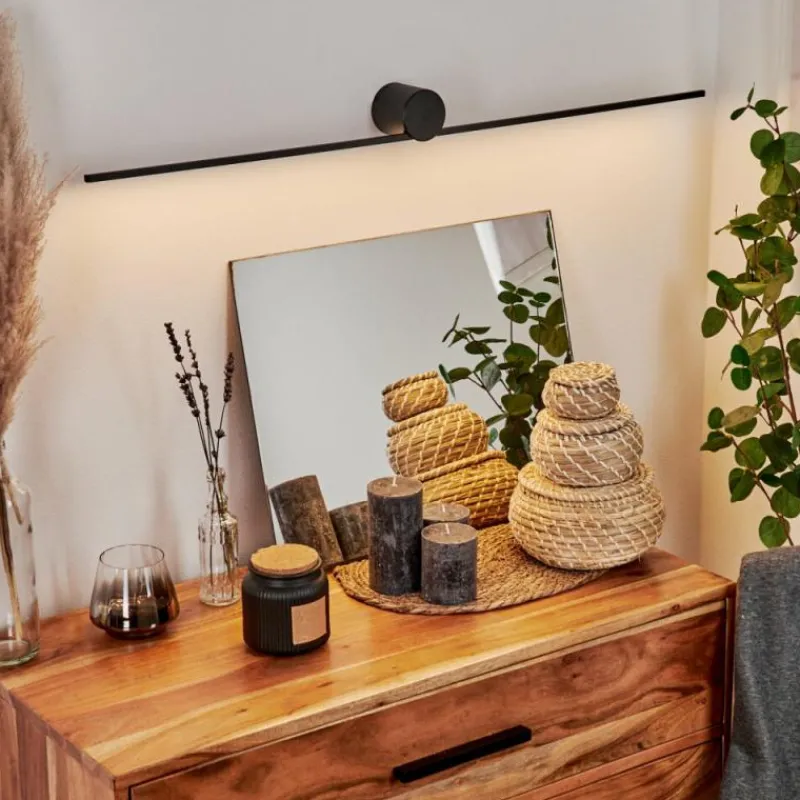 hofstein Applique murale Puharila LED Noir, 1 lumière