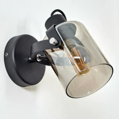 Suspension Verre Fumé-hofstein Applique murale Quieri Noir, 1 lumière