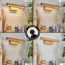 hofstein Applique murale Quines LED Écru, 1 lumière