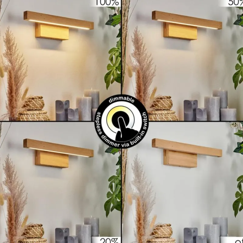 hofstein Applique murale Quines LED Écru, 1 lumière