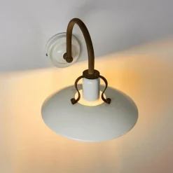 Luminaires Rustiques-hofstein Applique murale Ramvik Beige, Rouille, 1 lumière