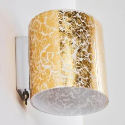 hofstein Applique murale Rapar Chrome, Or, 1 lumière