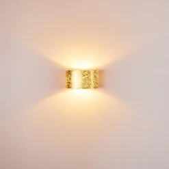 hofstein Applique murale Rapar Chrome, Or, 1 lumière