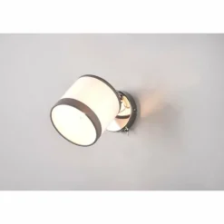 Lampes En Tissu-Luminaires Reality Applique murale Reality DAVOS Chrome, 1 lumière