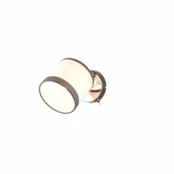 Lampes En Tissu-Luminaires Reality Applique murale Reality DAVOS Chrome, 1 lumière