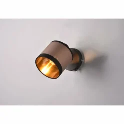 Lampes En Tissu-Luminaires Reality Applique murale Reality DAVOS Taupe, 1 lumière