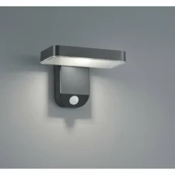 Luminaires Reality Applique murale Reality Esquel LED Anthracite, 1 lumière, Détecteur de mouvement