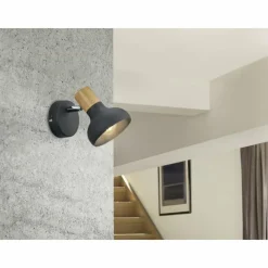 Luminaires Reality Applique murale Reality Latika Noir, 1 lumière* Spots Et Projecteurs