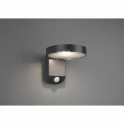Luminaires Reality Applique murale Reality Posadas LED Anthracite, 1 lumière, Détecteur de mouvement