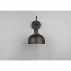 Lampes Dorées-Luminaires Reality Applique murale Reality Punch Noir, 1 lumière