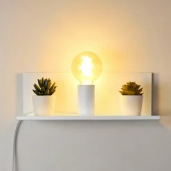 hofstein Applique murale Reftele Blanc, 1 lumière