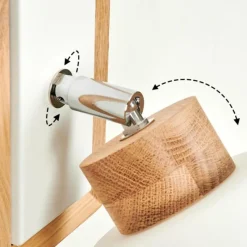 hofstein Applique murale Represita Chrome, Écru, Blanc, 1 lumière