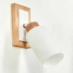 hofstein Applique murale Represita Chrome, Écru, Blanc, 1 lumière