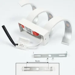 hofstein Applique murale Rezat LED Blanc, 3 lumières