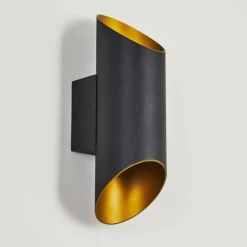 hofstein Applique murale Ricardone Noir, 1 lumière