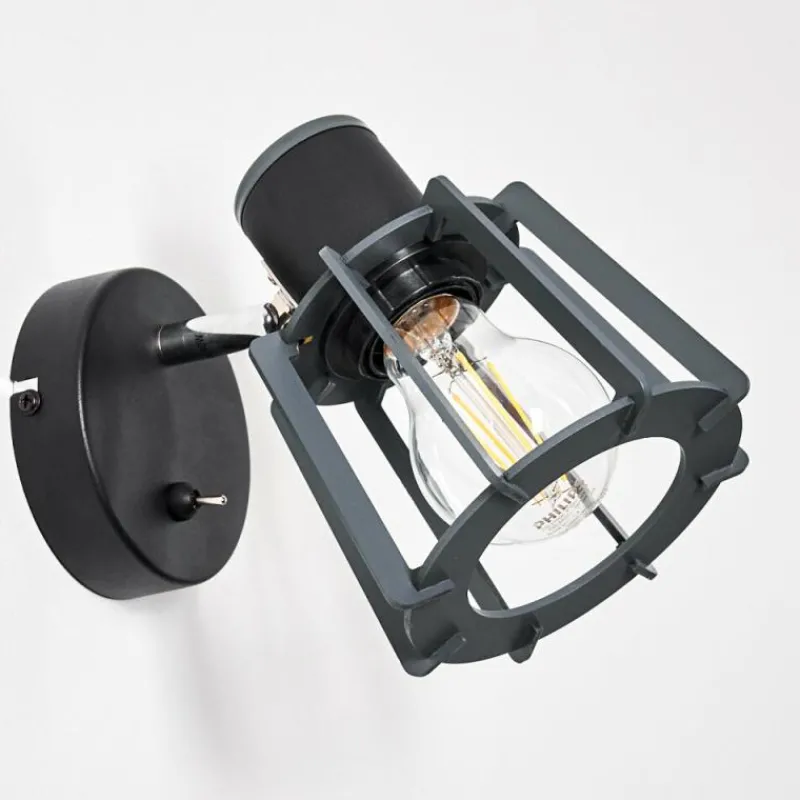 hofstein Applique murale Rieti Noir, 1 lumière* Appliques