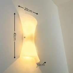 hofstein Applique murale Rivoli Transparent, 2 lumières