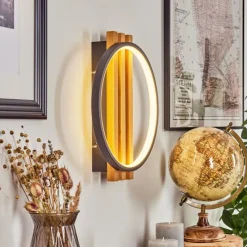 hofstein Applique murale Rodekro LED Écru, Noir, 1 lumière