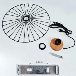 Lampes Industrielles-hofstein Applique murale Rossedalen Écru, 1 lumière