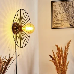 Lampes Industrielles-hofstein Applique murale Rossedalen Noir, 1 lumière