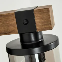 Suspension Verre Fumé-hofstein Applique murale Roxa Écru, Noir, 1 lumière