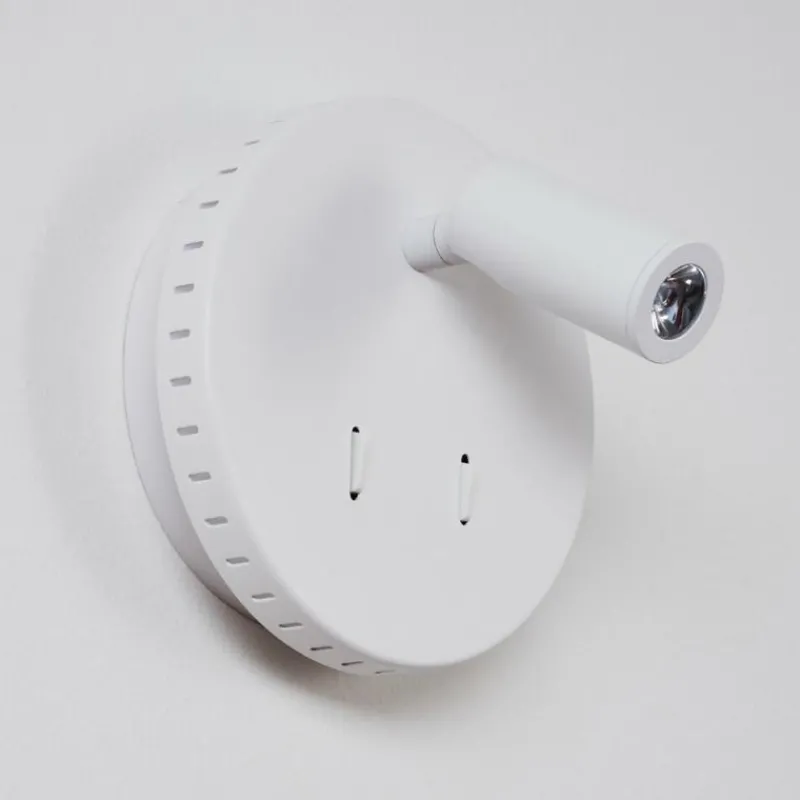 hofstein Applique murale Rukutu LED Blanc, 2 lumières* Appliques