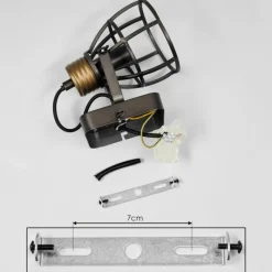 Lampes Industrielles-hofstein Applique murale Russu Gris, 1 lumière