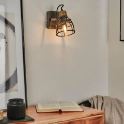 Lampes Industrielles-hofstein Applique murale Russu Gris, 1 lumière