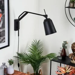 Luminaires Scandinaves-hofstein Applique murale Sacriquier Noir, 1 lumière