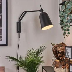 Luminaires Scandinaves-hofstein Applique murale Sacriquier Noir, 1 lumière