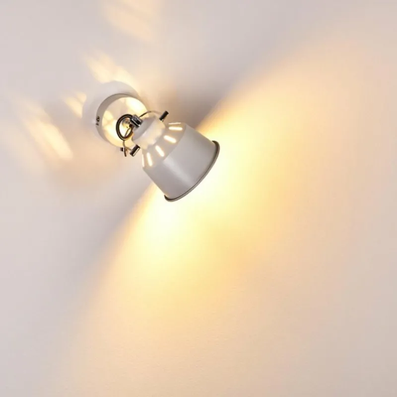 Lampes Industrielles-hofstein Applique murale Safari Blanc, 1 lumière