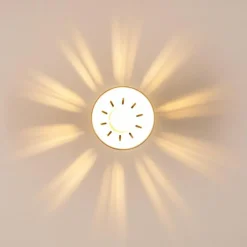 Lampes Industrielles-hofstein Applique murale Safari Chrome brossé, 1 lumière