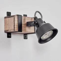 hofstein Applique murale Safari Écru, Noir, 1 lumière