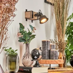 hofstein Applique murale Safari Écru, Noir, 1 lumière