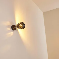 Lampes Industrielles-hofstein Applique murale Safari Noir, 1 lumière