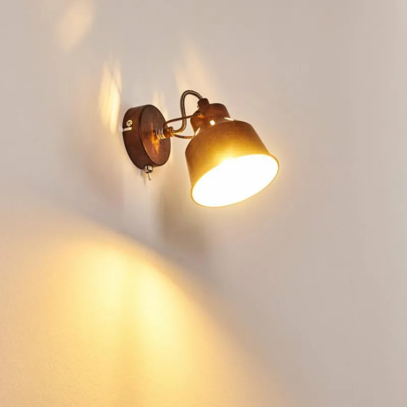 Lampes Industrielles-hofstein Applique murale Safari Rouille, 1 lumière