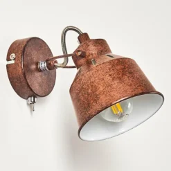 Lampes Industrielles-hofstein Applique murale Safari Rouille, 1 lumière